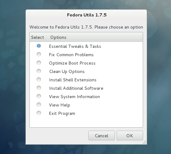 fedora-utils