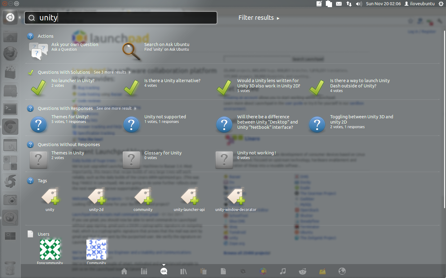 unity askubuntu lens 0.2.49 1