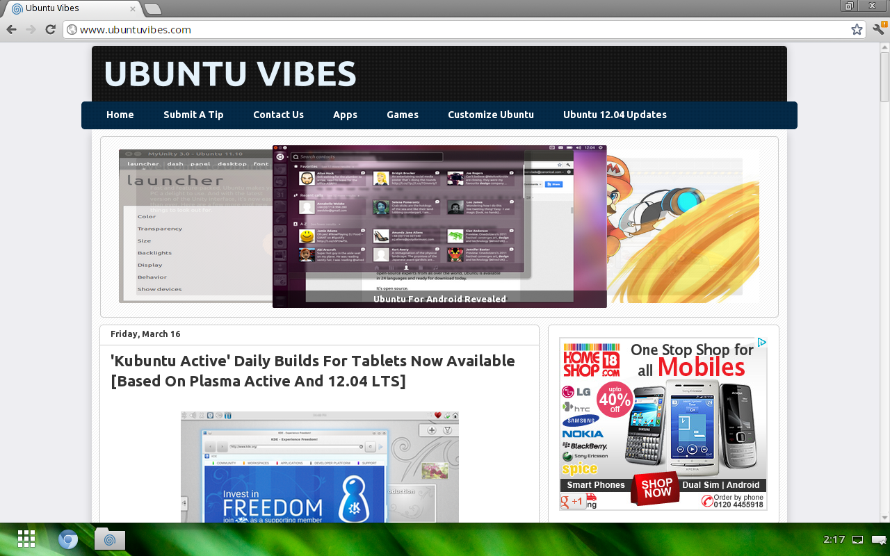 Chromium OS Lime Aura