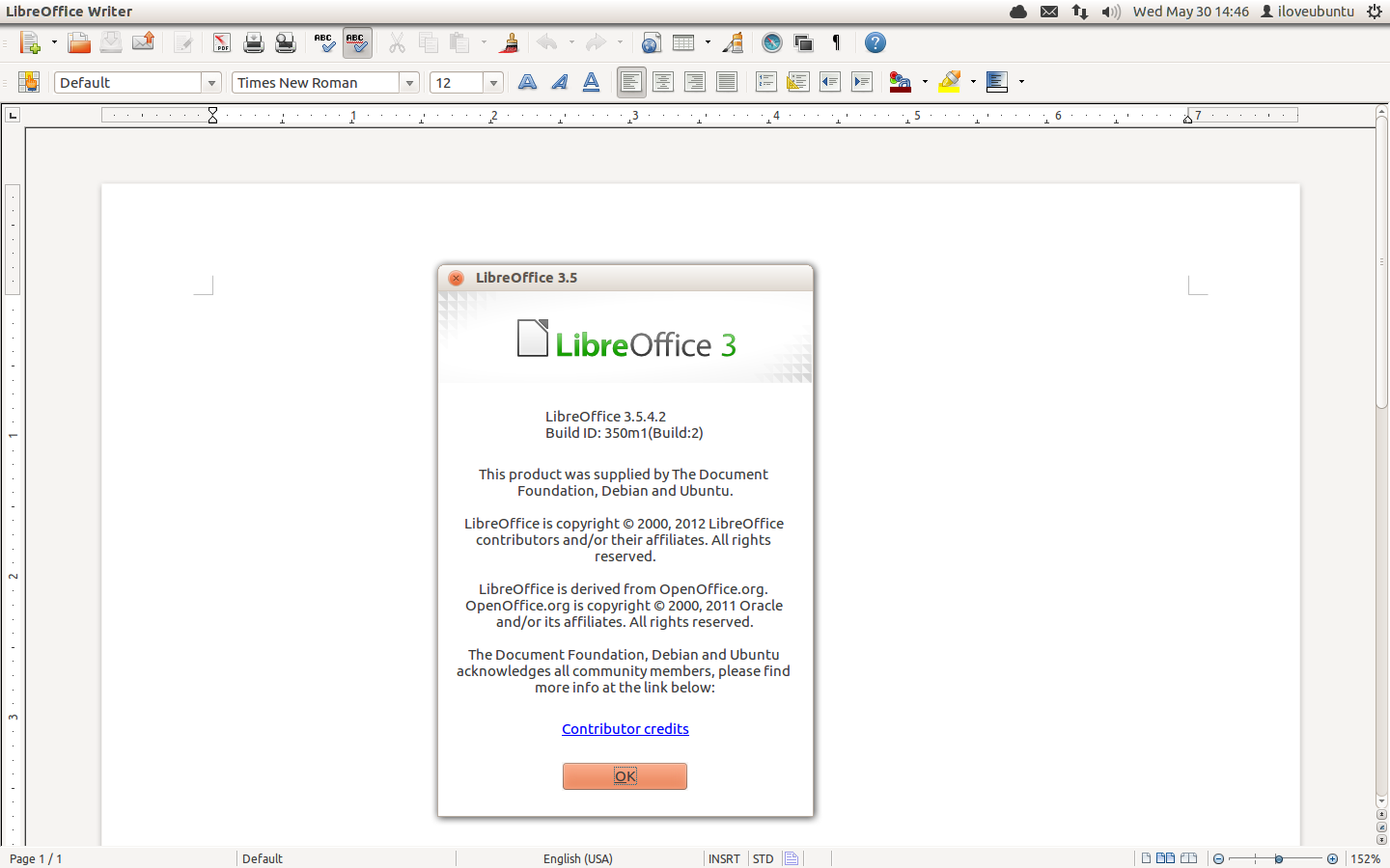 libreoffice 3.5.4
