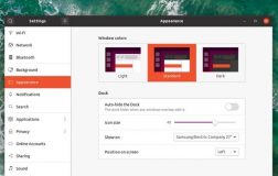 Ubuntu 20.04中的暗模式设置
